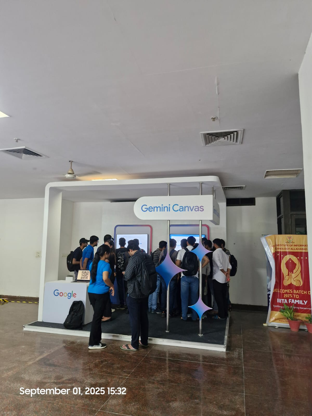 Google AI Booth for Gemini Canvas